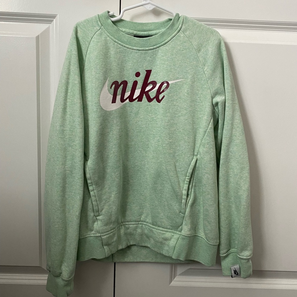 Girls mint green Nike pullover!